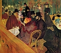 LAUTREC HENRI DE TOULOUSE (1864-1901) - at the moulin rouge